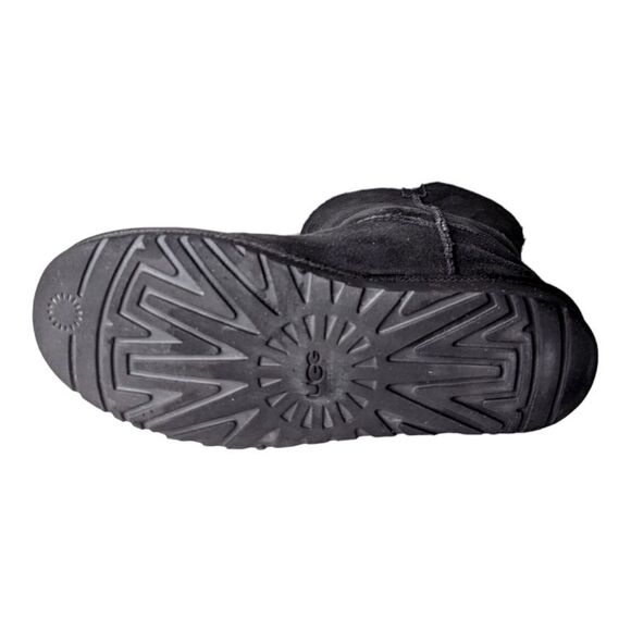 UGG Bailey Button 'Black' Winter Boot Size 9 - Picture 8 of 9